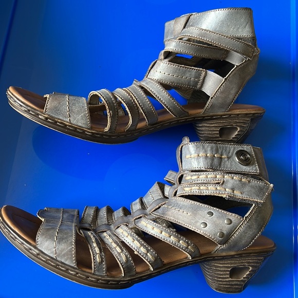 Reiker Gladiator Heeled Sandals EU 38 - Picture 7 of 8